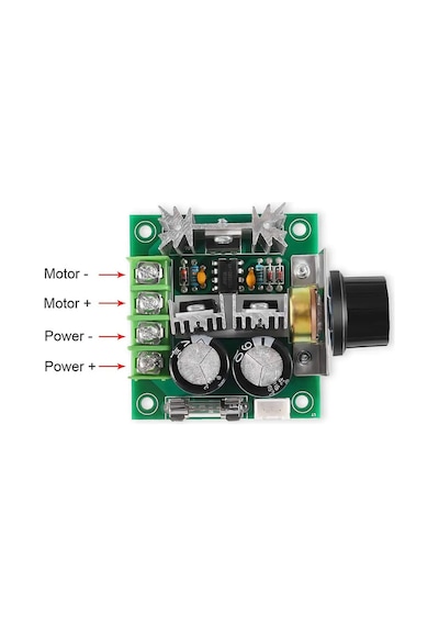 Pwm Dc Motor-led Dimmer Sürücü Devresi 12v 40v 10a 400w