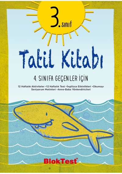 3.Sınıf Tatil Kitabı-4.Sınıfa Geçenler için- Bloktest Yayınları