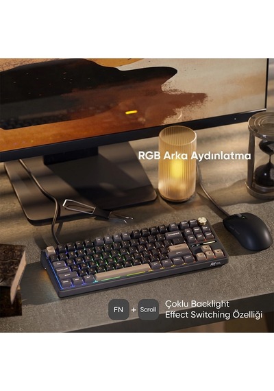 Royal Kludge Rk R87 Pro %75 Mekanik Oyuncu Klavyesi