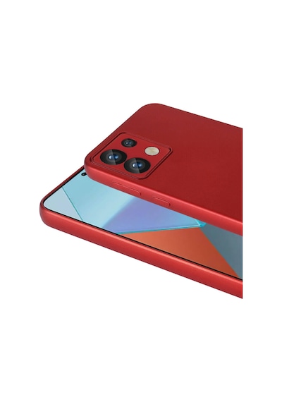 Noktaks - Redmi Note 13 Pro 5g Uyumlu - Kılıf Mat Soft Esnek Premier Silikon Kapak - T30235 - Siyah Siyah