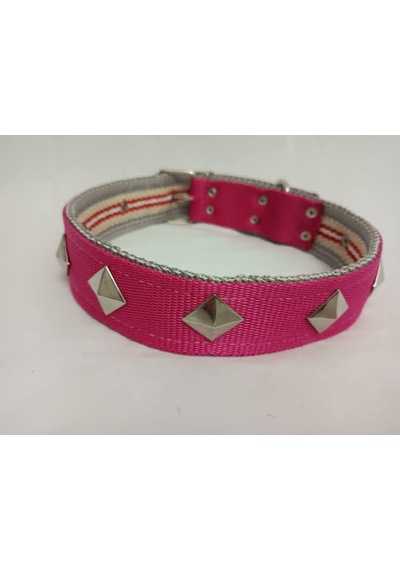 Kozaklı 10463 Süslü Köpek Tasması Pembe 70 x 4 CM
