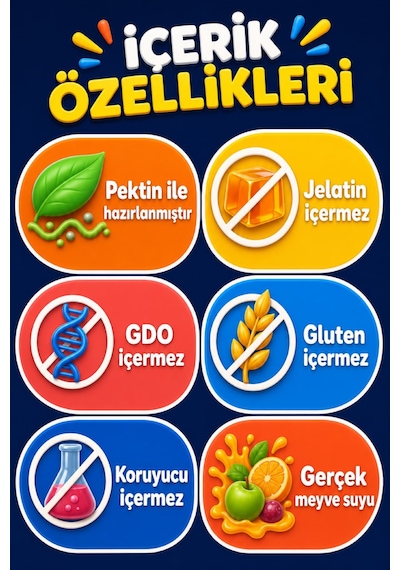 Y'our Gummie Çocuk Multivitamin ve Multimineral Gummies Portakal ve Çilek Aromalı 60 Gummies