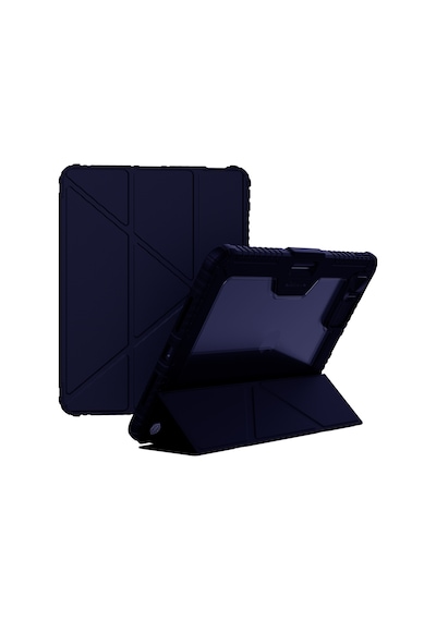 Nillkin Apple Uyumlu iPad Air 13 2024 Standlı Bumper Smart Cover Tablet Kılıf Lacivert Kapaklı Kılıf Nillkin Apple Uyumlu iPad Air 13 2024 Standlı Bumper Smart Cover Tablet Kılıf Lacivert Kapaklı Kılıf