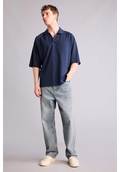 Defacto Baggy Fıt Pantolon H6836ax26spnm39 Mavi-nm39