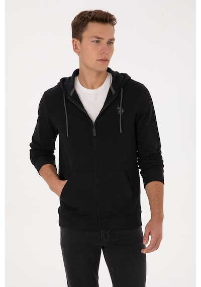 U.S. Polo Assn. Erkek Siyah Örme Hırka 50313748-VR046
