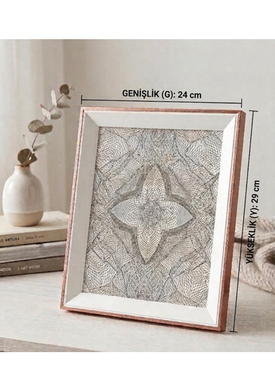 Fotoğraf Çerçevesi , 20x25cm, Beyaz Ahşap Renk