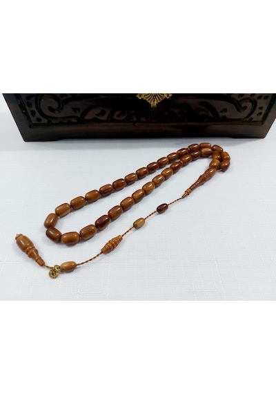 Hüseyin Gazyağcı Usta Kapsül Kesim Kuka Tesbih... Ölçü: 8,2 X 12