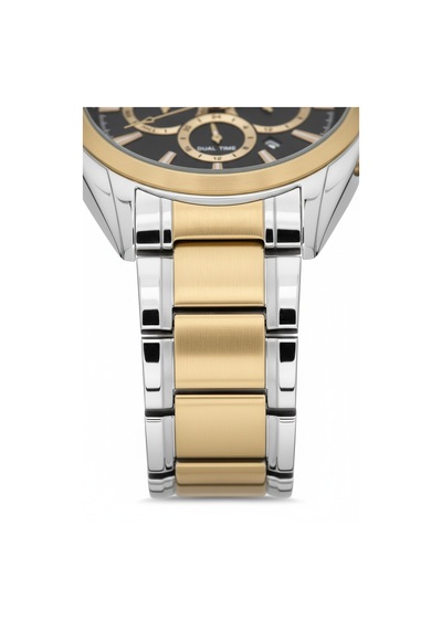 Sergio Tacchini Gold Gümüş Çelik Kordon Erkek Kol Saati L.st.1.10095.4 Gold - Gümüş
