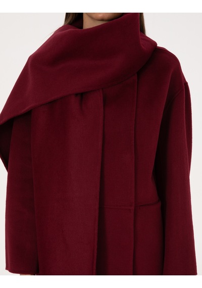 Pierre Cardin Kadın Bordo Kaban 50314273-vr014 Bordo
