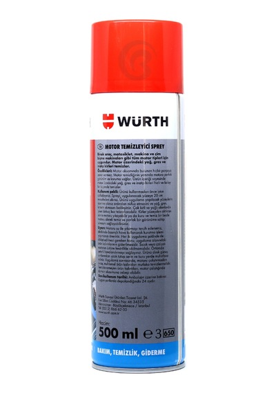 3x Motor Temizleyici Sprey 500 Ml Su Gerekmez