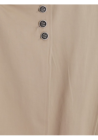 Lcw Modest Haki Dik Yaka Oversize Kadın Yağmurluk