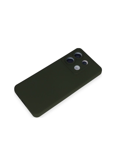 Xiaomi Redmi Note 13 Pro 5g Uyumlu Kılıf Nano İçi Kadife Silikon - Koyu Yeşil