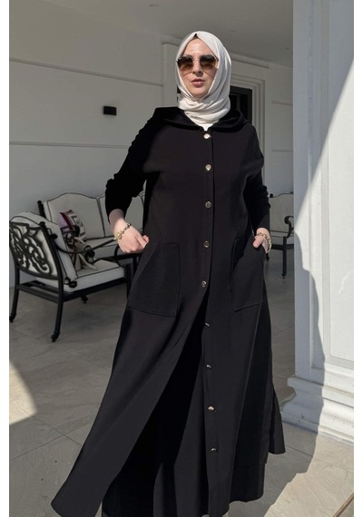 Rabia Şamlı Ada Modal Kap Siyah Çok Renkli