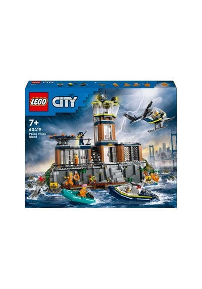 Lego Polis Hapishane Adası, 7 Yaş Ve Üzeri İçin Eğlenceli Oyuncak Seti