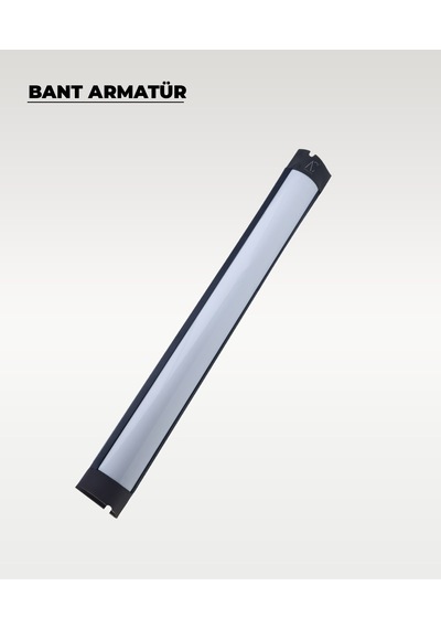 36w Siyah Led Bant Armatür Sarı Işık - 10 Adet