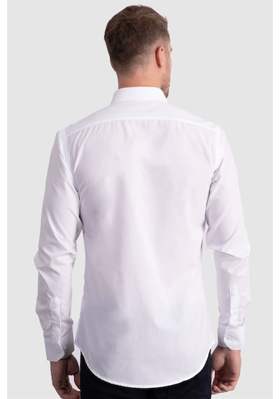 Tudors Slim Fit Dar Kesim Tery Cotton Erkek Gömlek-23362 Beyaz Tudors Slim Fit Dar Kesim Tery Cotton Erkek Gömlek-23362 Beyaz