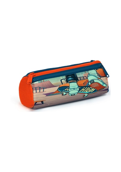 Coral High Kids Civit Neon Turuncu Kaykay Desenli Usb Girişli 2'li Okul Çanta Seti Set0223823