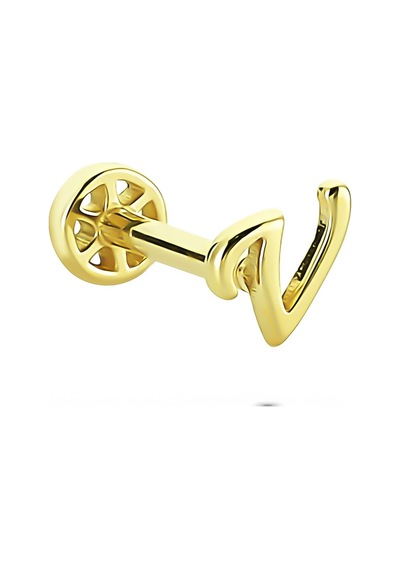Glorria Altın V Harfi Tragus Piercing 09684336