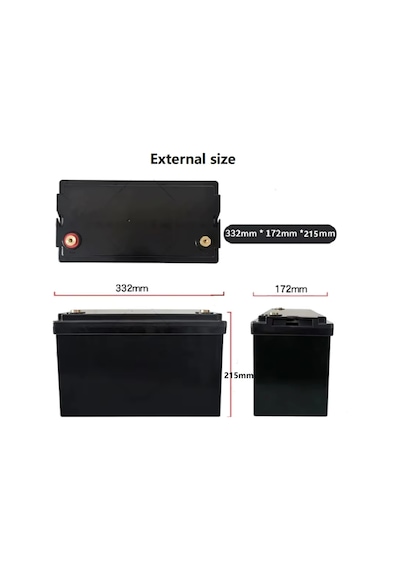 Ges 12.8 Volt 100 Ah Lifepo4 Batarya