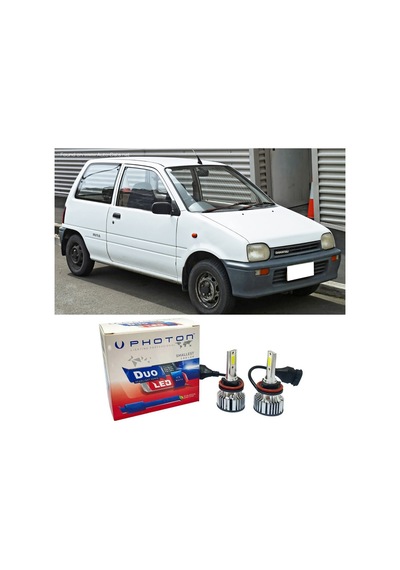 Daihatsu Cuore Led Xenon Uzun + Kısa Far Ampulü H4 Duo Yeni Seri Beyaz