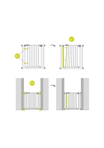 Hauck Stop N Safe 2 Merdiven Emniyet Kapısı, 84- 89 Cm Genişlik