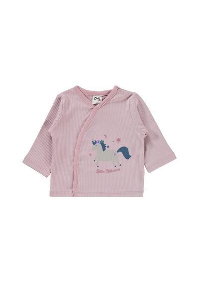 Civil Baby Unicorn Baskılı 1-9 Ay Pijama Takımı - Pembe Pink Pastel