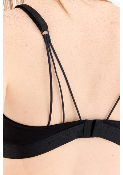 Naphor Touch Siyah Askı Detaylı Bralet Sütyen