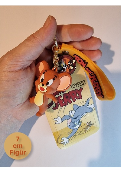 Toyfest Tom&jerry - Jerry Fare Figürlü Yumuşak Silikonlu Anahtarlık