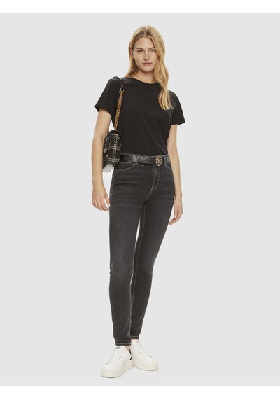 Guess Colette Aktif Oversize Fit Kadın T-shirt V4yı09j1314 Siyah