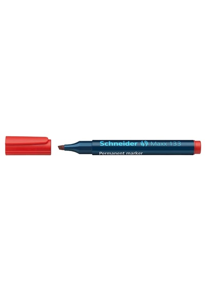 Schneider Marker Silinmez Koli Kalemi Permanent Maxx 133 Kırmızı 11302