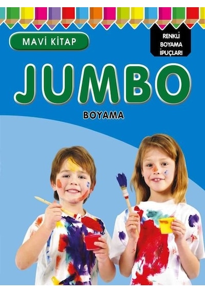 Jumbo Boyama - Mavi Kitap- Parıltı Yayınları
