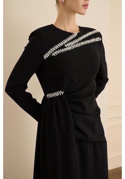 Senna Mıranda Dress Siyah Siyah