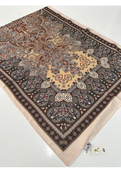 Harem Scarf Harem Desenli Vual İpeksi Şal Hvd0106-41471 Çok Renkli