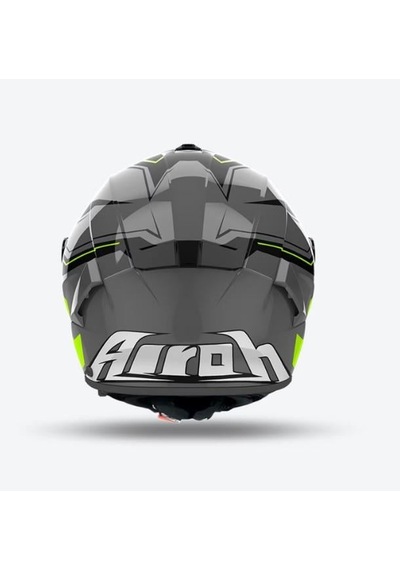 Airoh Spark 2 Dart Blue Gloss Kapalı Motosiklet Kaskı Gri Yeşil