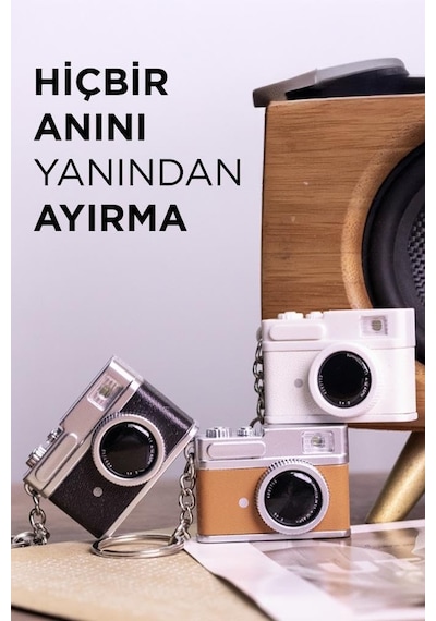 Tr Mini Dijital Kamera Selfie Video Vlog Kamerası Mini Anahtarlık 1080p Cmr35 Siyah Diğer