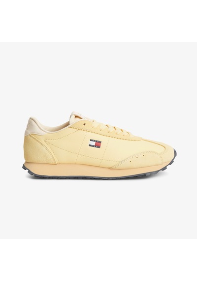 Tommy Hilfiger Retro Runner Archive Kadın Sarı Spor Ayakkabı En0en03097