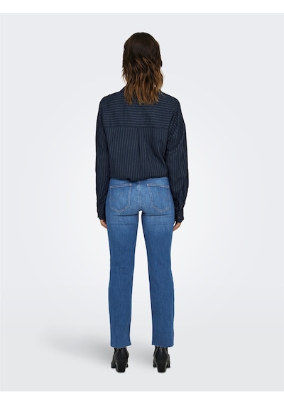Only Onlann-kenya Mw Cr Ak Fla Dnm Soo618noos Kadın Mavi Denim Pantolon - 15340941 Mavi
