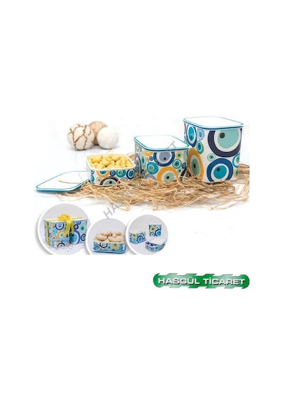Tupperware Su Nazar Set 3'Lü Saklama Kabı Hsgl N1143489 Çok Renkli