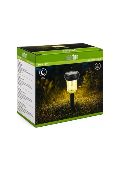 Panther Solar Bahçe Lambası Led Cob 360 Aydınlatma Karanlık Sensörlü 400 Mah Pt-b117 8'li Paket