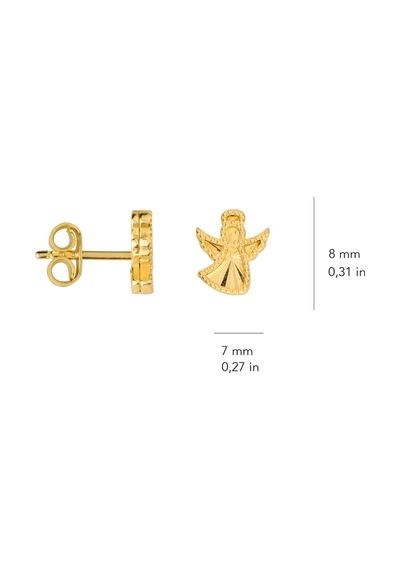 Goldkupe 14 Ayar Altın Melek Küpe 1,54 Gr-4413