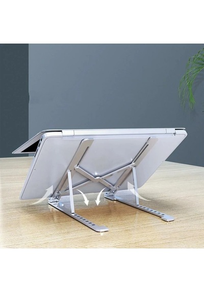 JX-18 Apple Uyumlu MacBook Notebook Katlanabilir Taşınabilir Laptop Stand