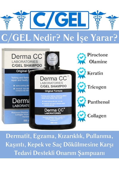 Derma Cc Laboratorıes C/Gel Şampuan 500 ML