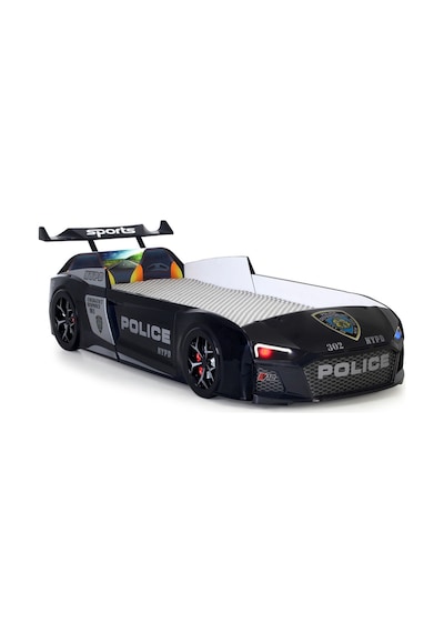 Polis Arabalı Yatak V12 Audi Işıklı Full Plastik