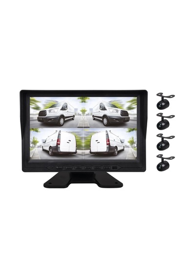 Jameson 4 Kanal Ips 9" Dvr Monitör - Jameson Jsd-904 - 4 Kameralı , Hareket Sensörlü Dvr Kamera
