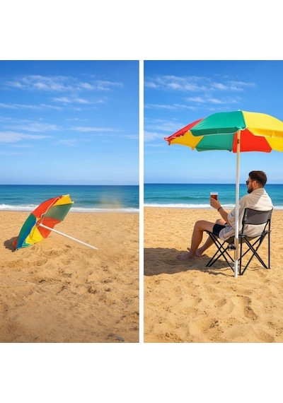 Deconox Plaj Sandalyesi Şemsiye Sabitleyici Aparat - Rüzgara Dayanıklı, Kaymaz Paslanmaz Çelik, Düz Ve Eğimli Se Çok Renkli Deconox Plaj Sandalyesi Şemsiye Sabitleyici Aparat - Rüzgara Dayanıklı, Kaymaz Paslanmaz Çelik, Düz Ve Eğimli Se Çok Renkli