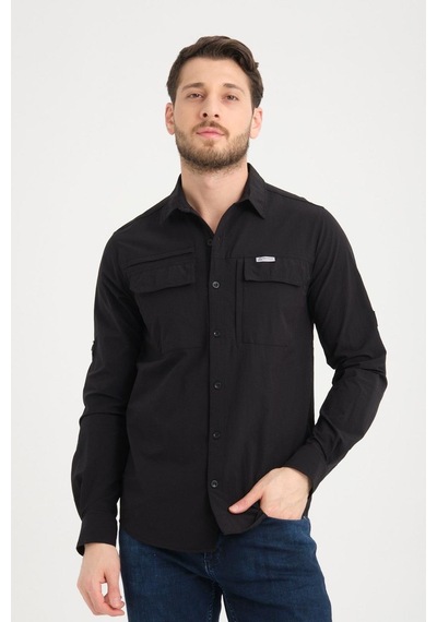 Tad Gear Taktikal Cepli Likralı Gömlek Siyah