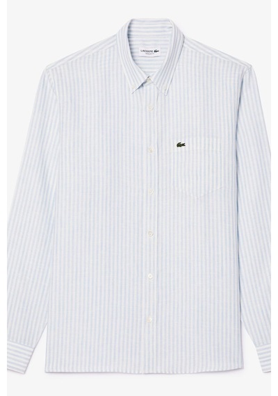 Lacoste Men's Regular Fit Blue Shirt Standart Kesim Erkek Gömlek Mavi