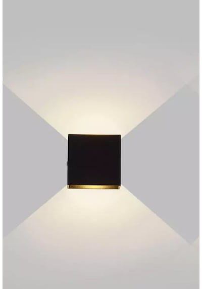 Mylıghts Retro Rustık Vıntage Cıft Yonlu Led Aplık Metal Govde Gu Gün Işığı