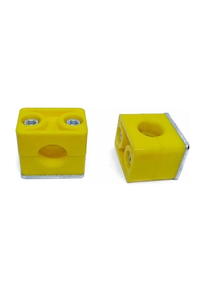 Tek Lama Çift Vida Hidrolik Boru Kelepçesi 28mm