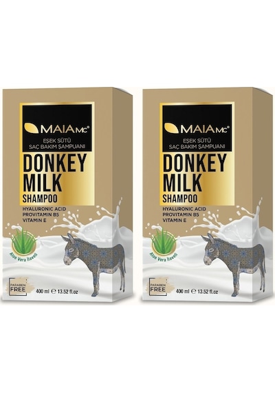 Maia Mc Eşek Sütü Saç Bakım Şampuanı 2 x 400 ML